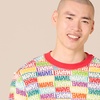 Amazon Essentials Disney | Marvel | Star Wars Men’s Snug-Fit Cotton Pajama Sleep Sets(Marvel Holiday Bricks)