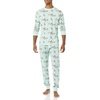 Amazon Essentials Disney | Marvel | Star Wars Men’s Snug-Fit Cotton Pajama Sleep Sets(Mickey Winter – Mens Snug-fit)