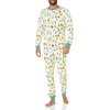 Amazon Essentials Disney | Marvel | Star Wars Men’s Snug-Fit Cotton Pajama Sleep Sets(Pooh Holiday Forest – Mens Snug Fit)
