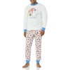 Amazon Essentials Disney | Marvel | Star Wars Men’s Snug-Fit Cotton Pajama Sleep Sets(Star Wars Mando Winter)