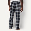 Amazon Essentials Men’s 100% Cotton Flannel Sleep Pant, Relaxed Fit Lounge Pants with Elastic Waist and Drawstring(Black Yellow Plaid)
