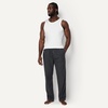 Amazon Essentials Men’s 100% Cotton Flannel Sleep Pant, Relaxed Fit Lounge Pants with Elastic Waist and Drawstring(Charcoal Heather)