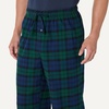 Amazon Essentials Men’s 100% Cotton Flannel Sleep Pant, Relaxed Fit Lounge Pants with Elastic Waist and Drawstring(Dark Green Navy Blackwatch Plaid)