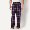 Amazon Essentials Men’s 100% Cotton Flannel Sleep Pant, Relaxed Fit Lounge Pants with Elastic Waist and Drawstring(Navy Red Plaid)