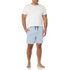 Amazon Essentials Men’s 7″ Cotton Knit Pajama Shorts, Loungewear, Pack of 2(Blue/Indigo Flamingo)