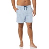 Amazon Essentials Men’s 7″ Cotton Knit Pajama Shorts, Loungewear, Pack of 2(Blue/Indigo Flamingo)