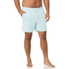 Amazon Essentials Men’s 7″ Cotton Knit Pajama Shorts, Loungewear, Pack of 2(Dark Turquoise Green/Ice Blue)