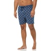 Amazon Essentials Men’s 7″ Cotton Knit Pajama Shorts, Loungewear, Pack of 2(Grey Heather/Indigo Pineapple)