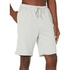 Amazon Essentials Men’s 9″ Knit Pajama Shorts with Elastic Waist and Drawstring, Loungewear (Available in Big & Tall)(Light Gray Heather)