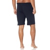 Amazon Essentials Men’s 9″ Knit Pajama Shorts with Elastic Waist and Drawstring, Loungewear (Available in Big & Tall)(Navy)