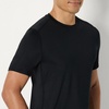 Amazon Essentials Men’s Active Quick Dry Moisture Wicking Tech Stretch Lightweight Short-Sleeve T-Shirt(Black / Heather Graphite)