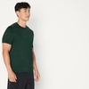 Amazon Essentials Men’s Active Quick Dry Moisture Wicking Tech Stretch Lightweight Short-Sleeve T-Shirt(Dark Green / Heather Graphite)