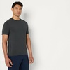 Amazon Essentials Men’s Active Quick Dry Moisture Wicking Tech Stretch Lightweight Short-Sleeve T-Shirt(Navy / Heather Graphite)