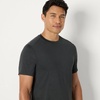 Amazon Essentials Men’s Active Quick Dry Moisture Wicking Tech Stretch Lightweight Short-Sleeve T-Shirt(Navy / Heather Graphite)