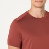 Amazon Essentials Men’s Active Quick Dry Moisture Wicking Tech Stretch Lightweight Short-Sleeve T-Shirt(Rich Chestnut Brown)