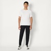 Amazon Essentials Men’s Active Quick Dry Moisture Wicking Tech Stretch Lightweight Short-Sleeve T-Shirt(White / Black)