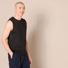 Amazon Essentials Men’s Active Quick Dry Moisture-Wicking Tech Stretch Lightweight Sleeveless Muscle Shirt(Black – Original)