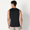 Amazon Essentials Men’s Active Quick Dry Moisture-Wicking Tech Stretch Lightweight Sleeveless Muscle Shirt(Black)
