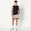 Amazon Essentials Men’s Active Quick Dry Moisture-Wicking Tech Stretch Lightweight Sleeveless Muscle Shirt(Black)
