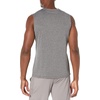 Amazon Essentials Men’s Active Quick Dry Moisture-Wicking Tech Stretch Lightweight Sleeveless Muscle Shirt(Black Heather)