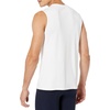 Amazon Essentials Men’s Active Quick Dry Moisture-Wicking Tech Stretch Lightweight Sleeveless Muscle Shirt(Bright White)