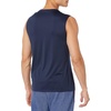 Amazon Essentials Men’s Active Quick Dry Moisture-Wicking Tech Stretch Lightweight Sleeveless Muscle Shirt(Dark Blue)