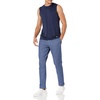 Amazon Essentials Men’s Active Quick Dry Moisture-Wicking Tech Stretch Lightweight Sleeveless Muscle Shirt(Dark Blue)
