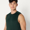 Amazon Essentials Men’s Active Quick Dry Moisture-Wicking Tech Stretch Lightweight Sleeveless Muscle Shirt(Dark Green)