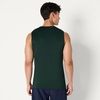Amazon Essentials Men’s Active Quick Dry Moisture-Wicking Tech Stretch Lightweight Sleeveless Muscle Shirt(Dark Green)