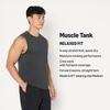 Amazon Essentials Men’s Active Quick Dry Moisture-Wicking Tech Stretch Lightweight Sleeveless Muscle Shirt(Henna / Heather Graphite)