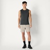 Amazon Essentials Men’s Active Quick Dry Moisture-Wicking Tech Stretch Lightweight Sleeveless Muscle Shirt(Navy / Heather Graphite)