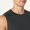 Amazon Essentials Men’s Active Quick Dry Moisture-Wicking Tech Stretch Lightweight Sleeveless Muscle Shirt(Navy / Heather Graphite)