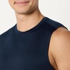 Amazon Essentials Men’s Active Quick Dry Moisture-Wicking Tech Stretch Lightweight Sleeveless Muscle Shirt(Navy)