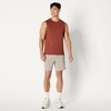 Amazon Essentials Men’s Active Quick Dry Moisture-Wicking Tech Stretch Lightweight Sleeveless Muscle Shirt(Rich Chestnut Brown)