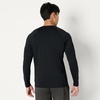 Amazon Essentials Men’s Active Quick Dry Tech Stretch Lightweight Long-Sleeve T-Shirt (Available in Big&Tall)(Black / Heather Graphite)
