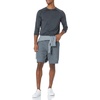 Amazon Essentials Men’s Active Quick Dry Tech Stretch Lightweight Long-Sleeve T-Shirt (Available in Big&Tall)(Charcoal Space Dye)