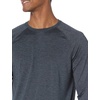 Amazon Essentials Men’s Active Quick Dry Tech Stretch Lightweight Long-Sleeve T-Shirt (Available in Big&Tall)(Charcoal Space Dye)