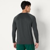 Amazon Essentials Men’s Active Quick Dry Tech Stretch Lightweight Long-Sleeve T-Shirt (Available in Big&Tall)(Dark Green / Heather Graphite)