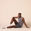 Amazon Essentials Men’s Athletic Running Training Shorts, Performance Stretch Woven Workout Shorts, 7“(Charcoal Heather)
