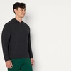 Amazon Essentials Men’s Athletic Soft Performance Lightweight Gym Workout Hoodie Sweatshirt with Kangaroo Pocket(Space Dye Black)