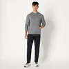 Amazon Essentials Men’s Athletic Soft Performance Lightweight Gym Workout Hoodie Sweatshirt with Kangaroo Pocket(Space Dye Grey)