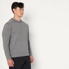 Amazon Essentials Men’s Athletic Soft Performance Lightweight Gym Workout Hoodie Sweatshirt with Kangaroo Pocket(Space Dye Grey)