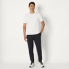 Amazon Essentials Men’s Athletic Soft Performance Lightweight Gym Workout Tapered Track Jogger Sweatpants(Space Dye Black)
