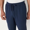 Amazon Essentials Men’s Athletic Soft Performance Lightweight Gym Workout Tapered Track Jogger Sweatpants(Space Dye Navy)
