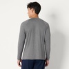 Amazon Essentials Men’s Athletic Soft Performance Lightweight Long Sleeve Gym Workout Shirt, Moisture Wicking, 4-Way Stretch(Space Dye Grey)