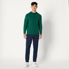Amazon Essentials Men’s Athletic Soft Performance Lightweight Quarter-Zip Running Long Sleeve Workout Top(Space Dye Green)