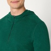 Amazon Essentials Men’s Athletic Soft Performance Lightweight Quarter-Zip Running Long Sleeve Workout Top(Space Dye Green)