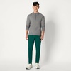 Amazon Essentials Men’s Athletic Soft Performance Lightweight Quarter-Zip Running Long Sleeve Workout Top(Space Dye Grey)