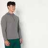 Amazon Essentials Men’s Athletic Soft Performance Lightweight Quarter-Zip Running Long Sleeve Workout Top(Space Dye Grey)
