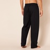 Amazon Essentials Men’s Cotton Poplin Straight-Fit Pajama Pants with Pockets, Elastic Waist, Drawstring(Black)
